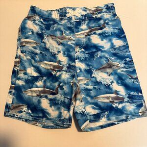 Boy's Swimwear - OLD NAVY- Shark graphics- Size 8 - NEW without Tags